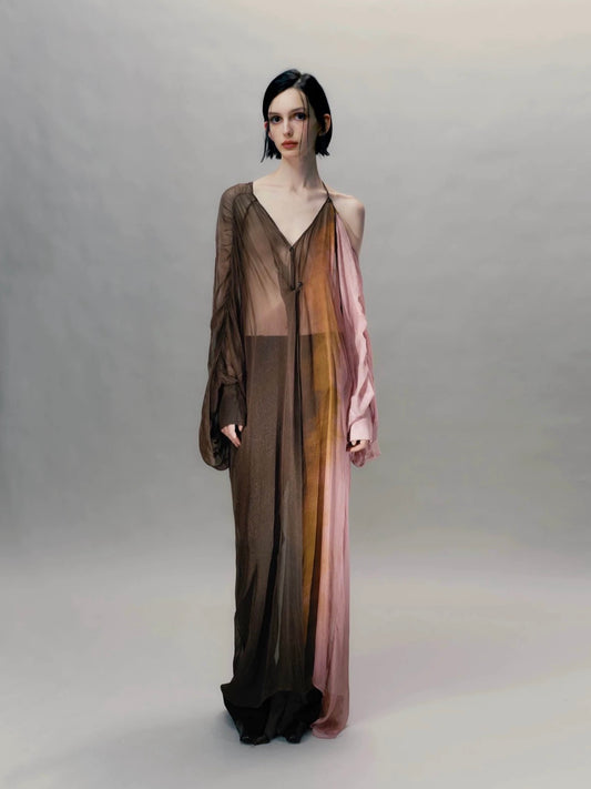 Asymmetric One-shoulder Shirt Dress