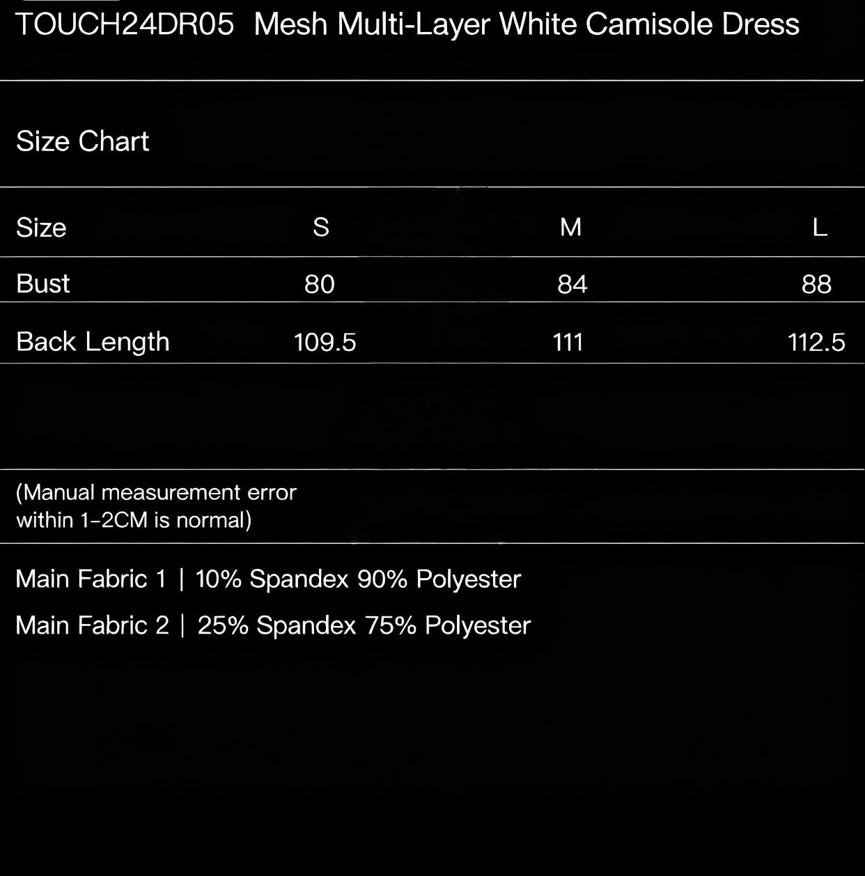 Multi-layer Mesh White Camisole Dress