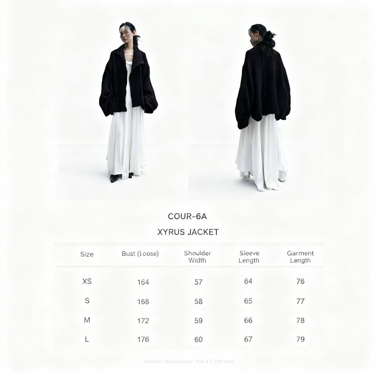 Structured Draped Wool Coat