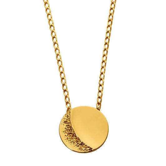 Desert and Lake Circular Necklace