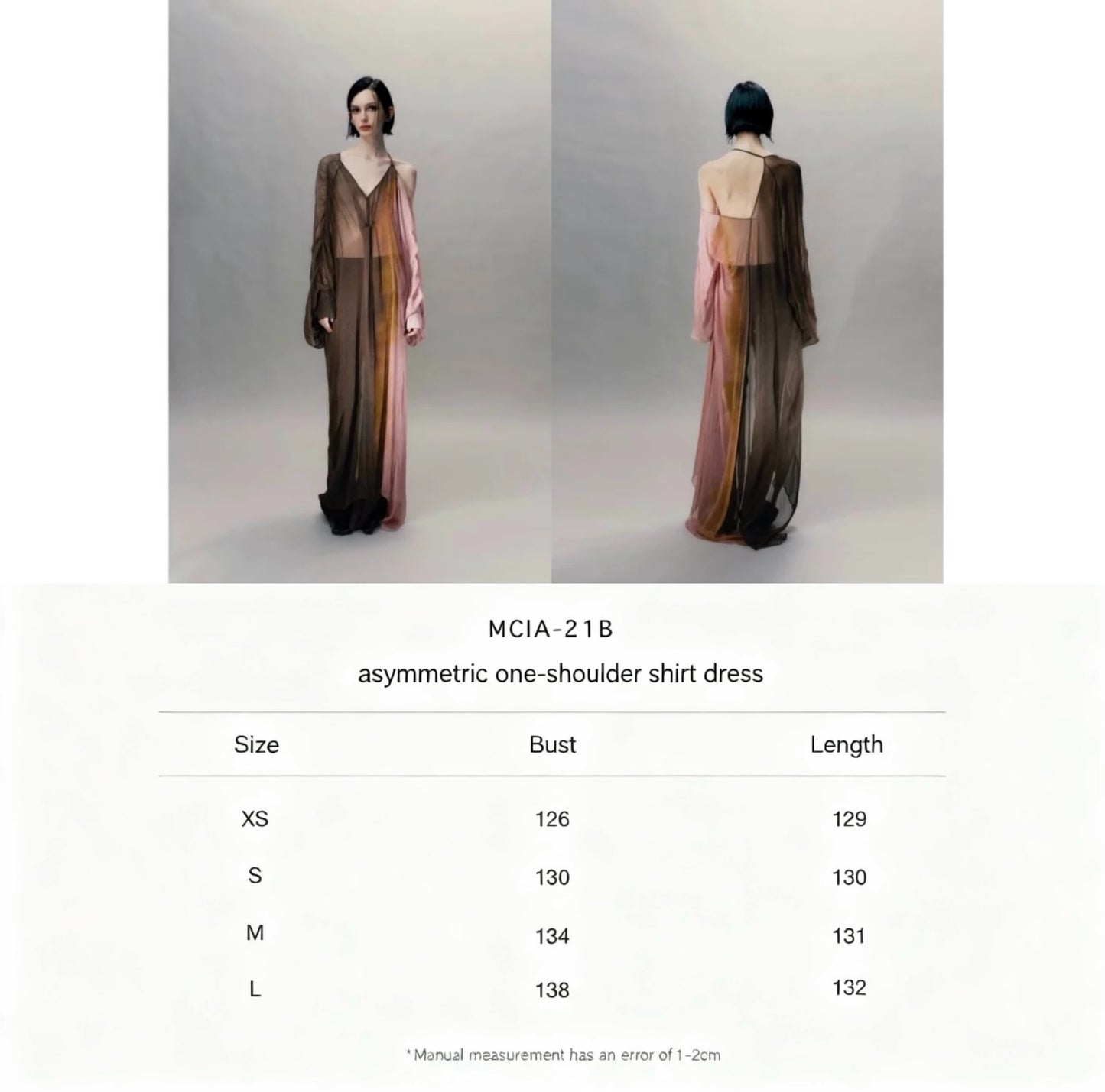 Asymmetric One-shoulder Shirt Dress