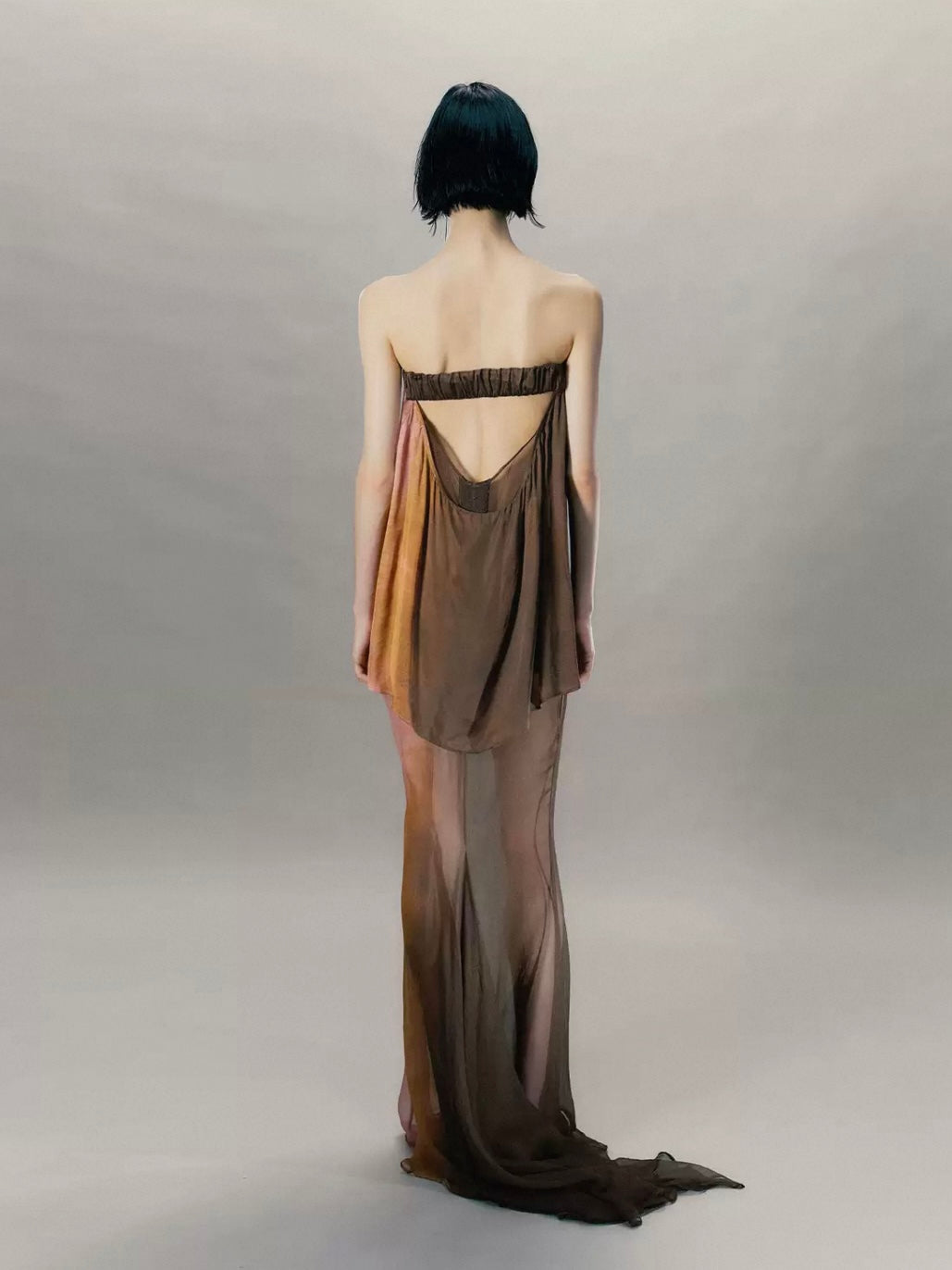 Niche Summer New Arrival Two-Piece Look Spliced Tulle Tube Top Elegant and Noble Dress