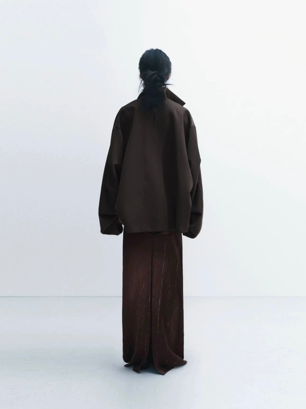 Structured Draped Outerwear