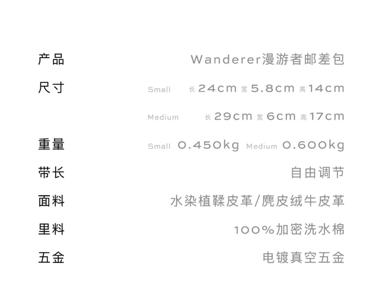 Wanderer Bag