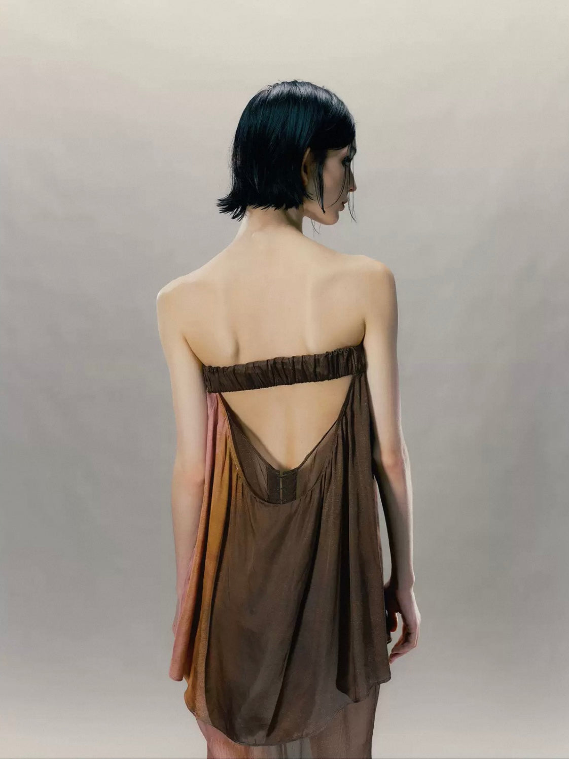 Niche Summer New Arrival Two-Piece Look Spliced Tulle Tube Top Elegant and Noble Dress