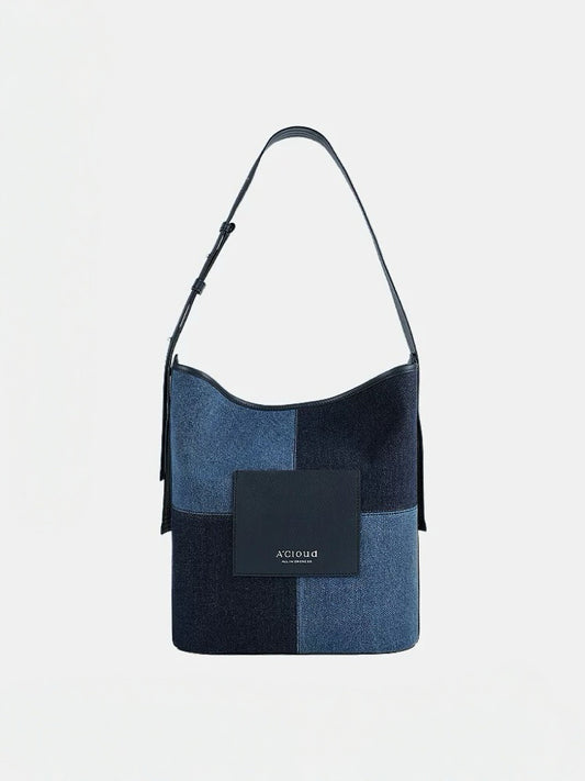 Denim Bucket Bag