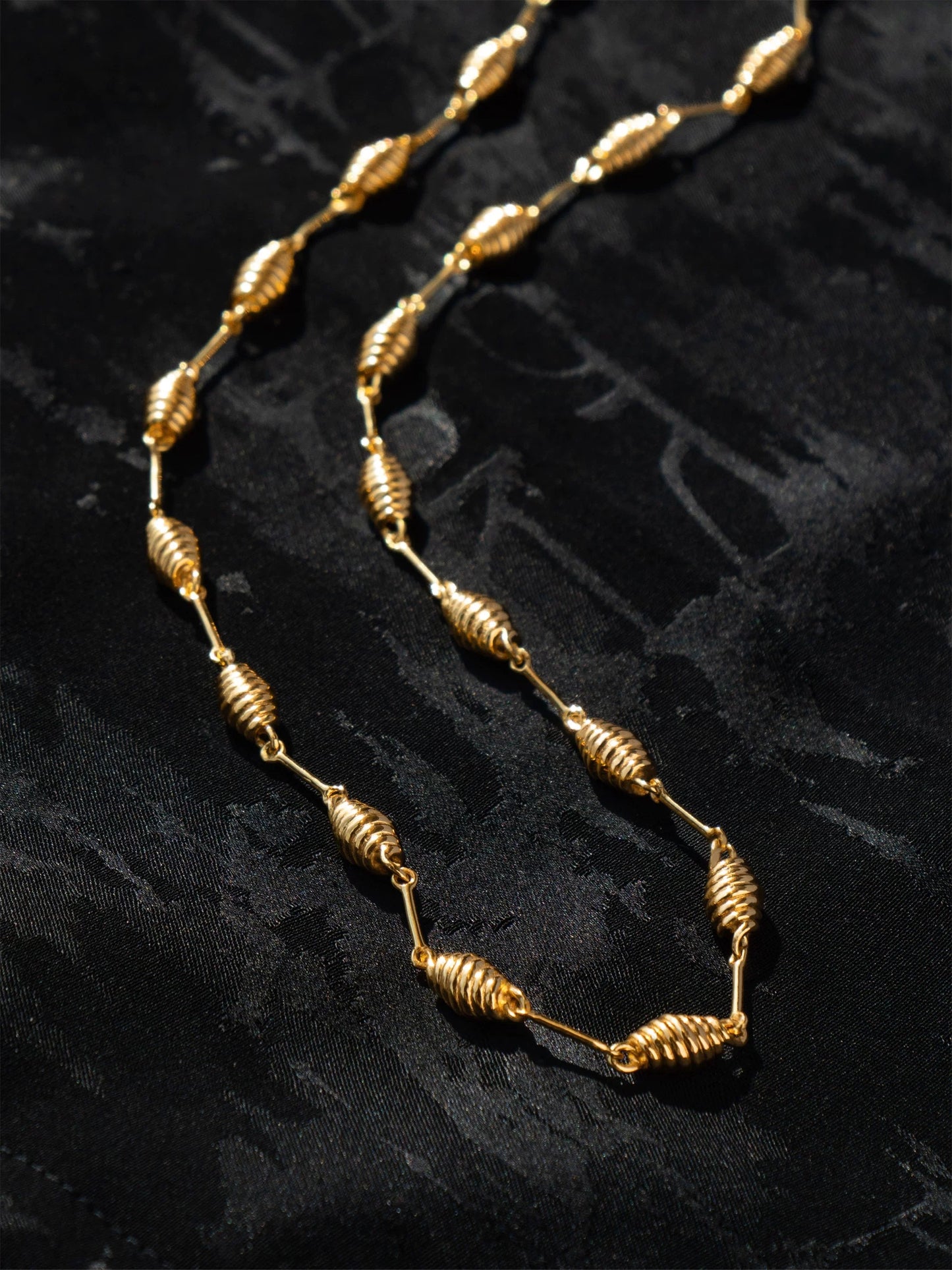 Jade Chess Inlaid Necklace