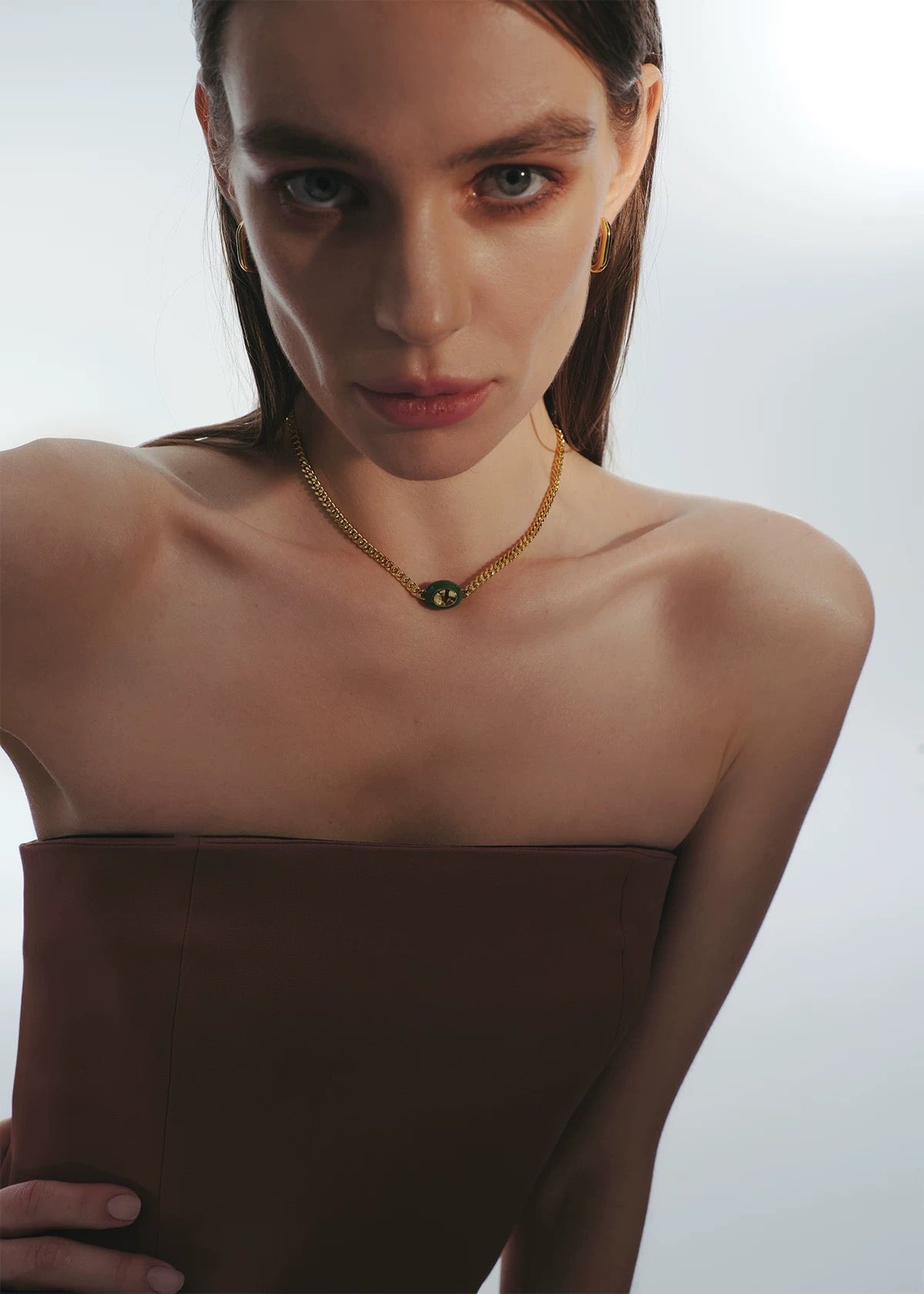 Enamel Clavicle Chain