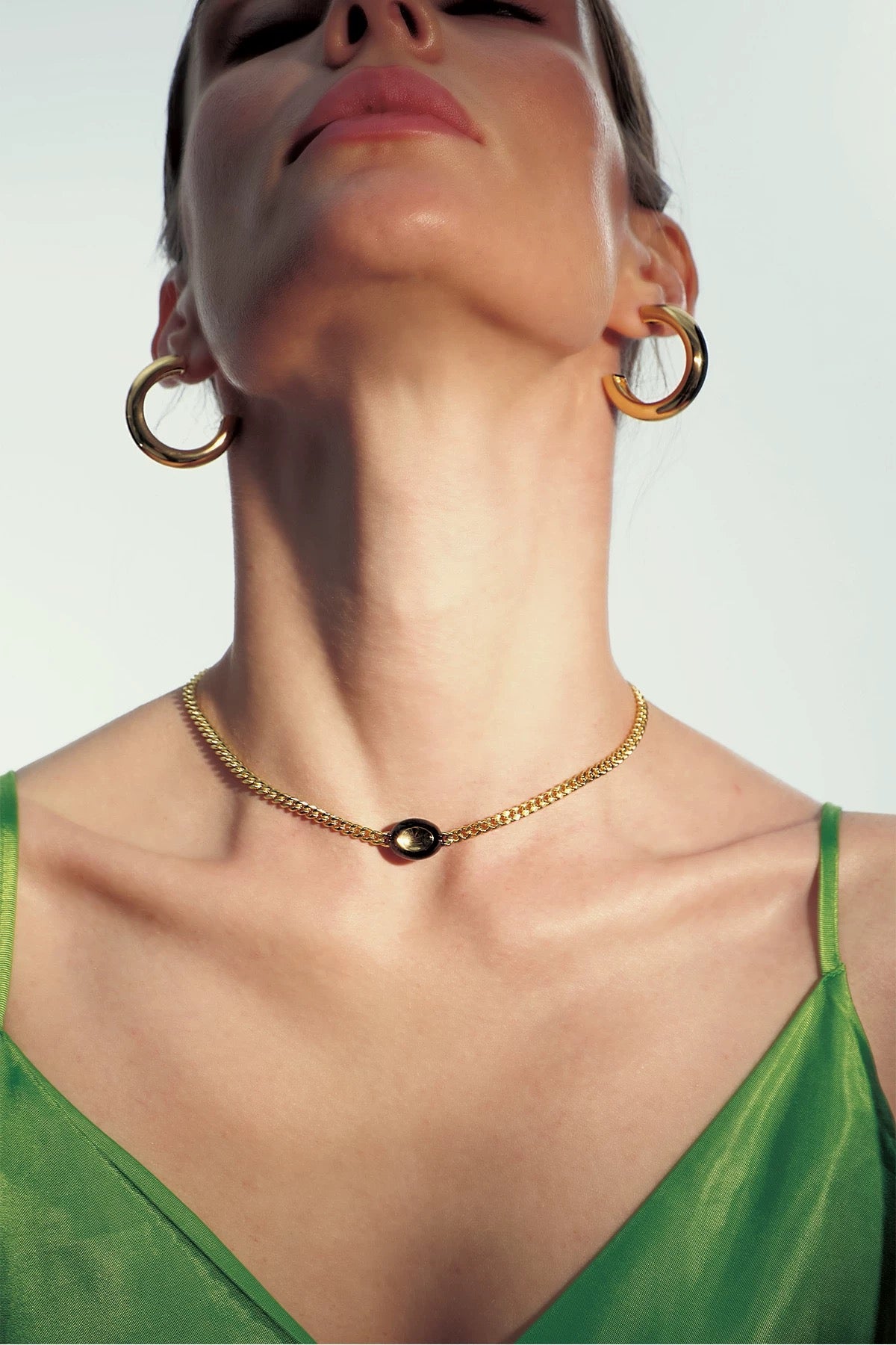 Enamel Clavicle Chain