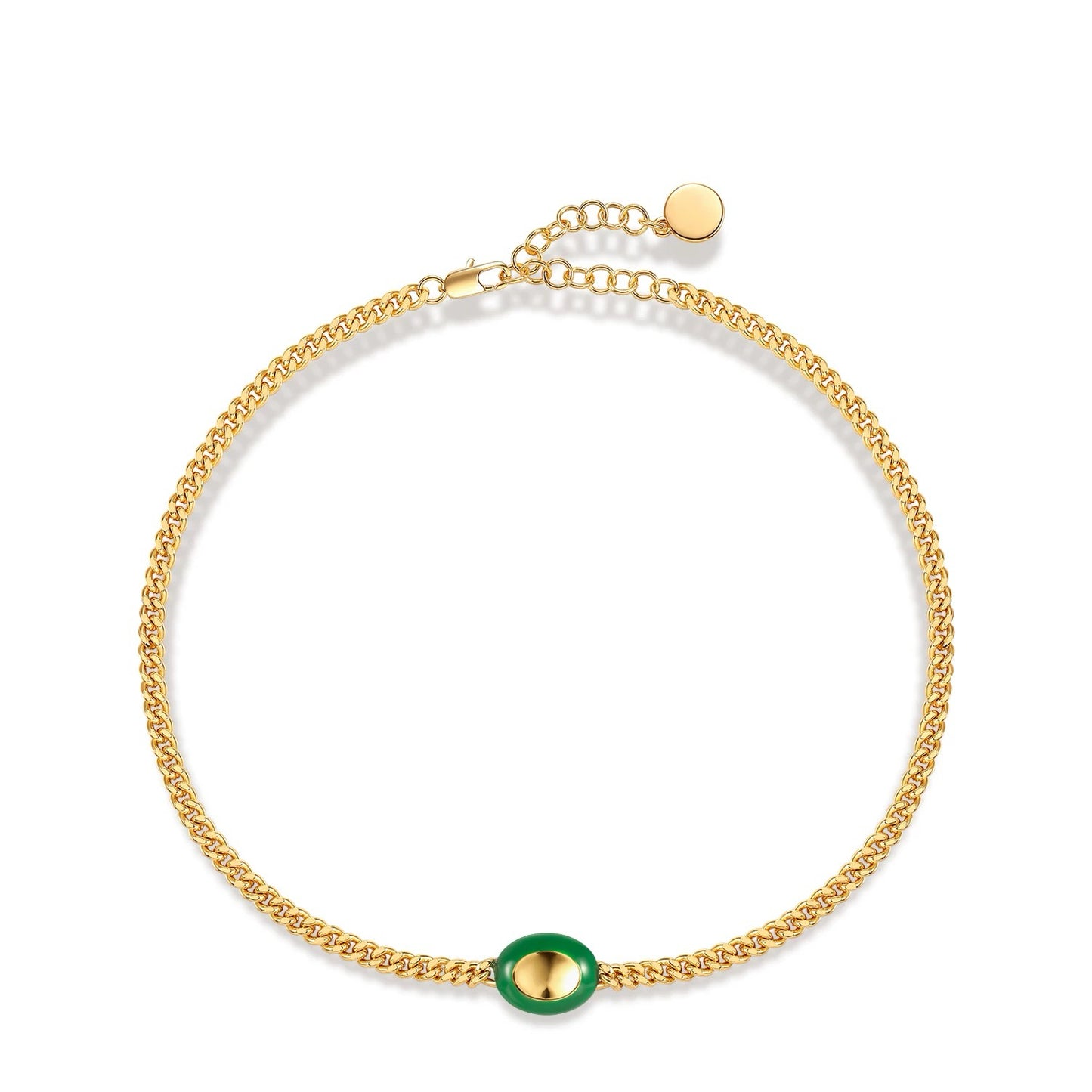 Enamel Clavicle Chain