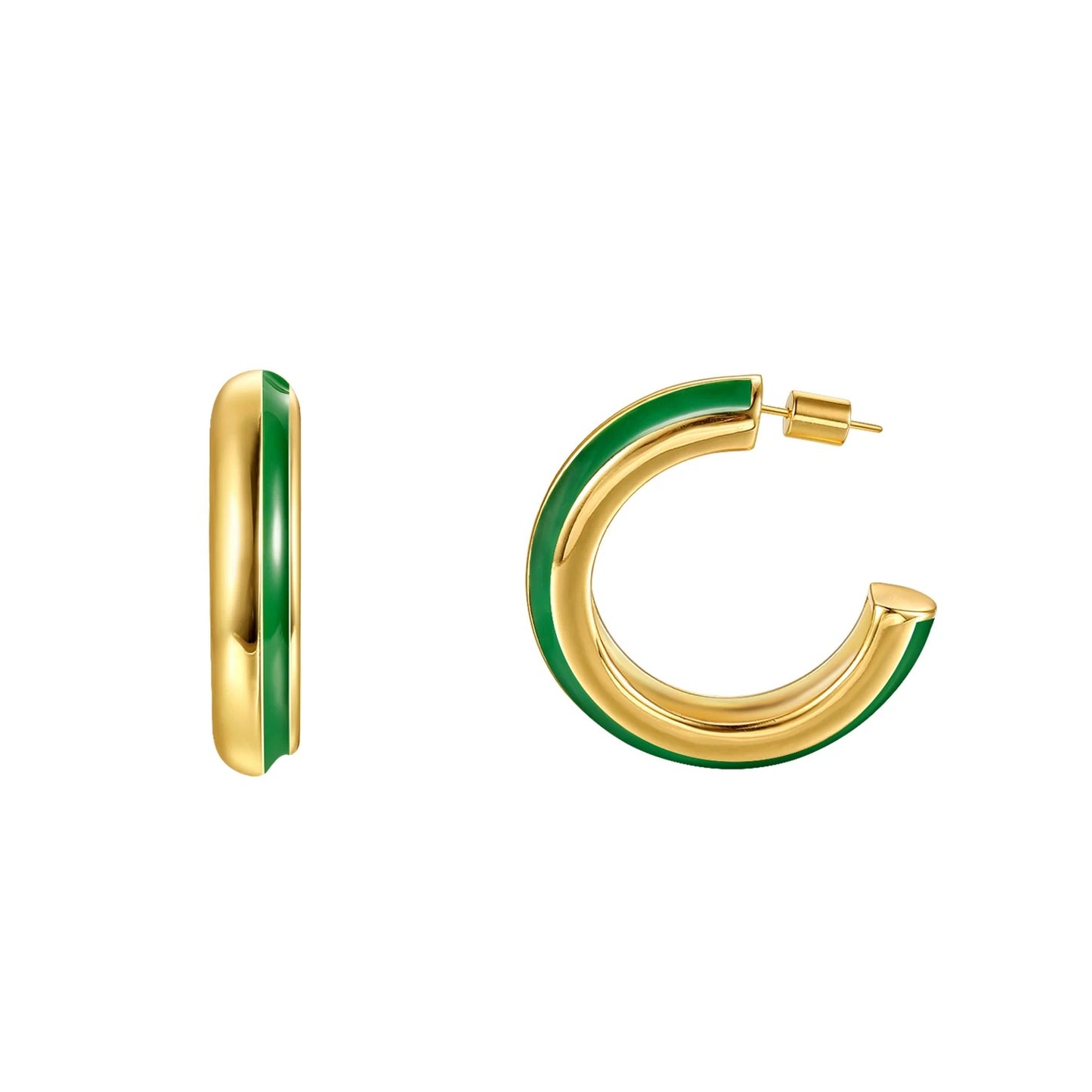 Enamel Retro Earrings