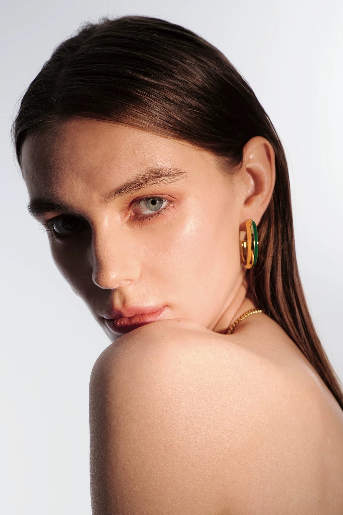 Enamel Retro Earrings