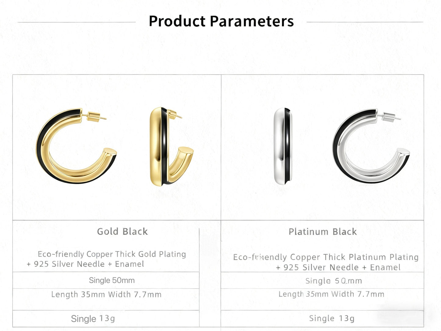 Enamel Retro Earrings