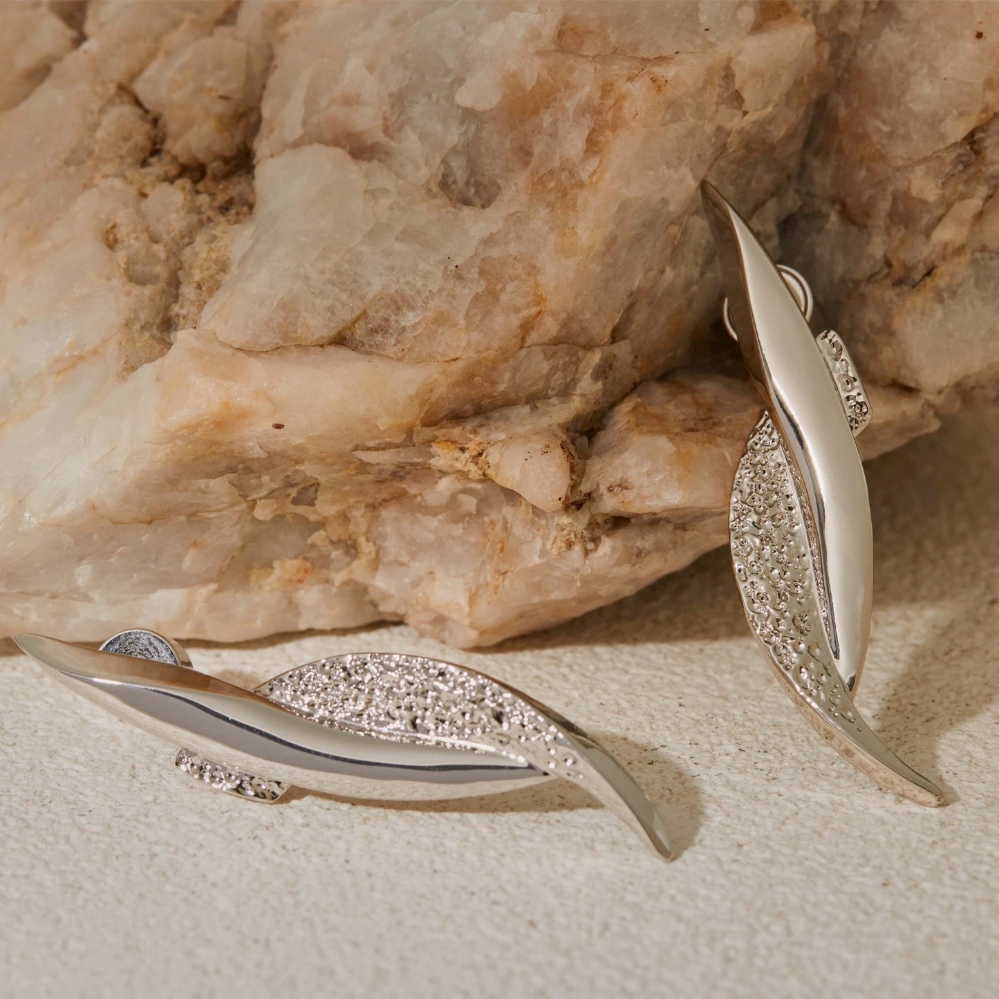 Rotating Sand Dune Earrings