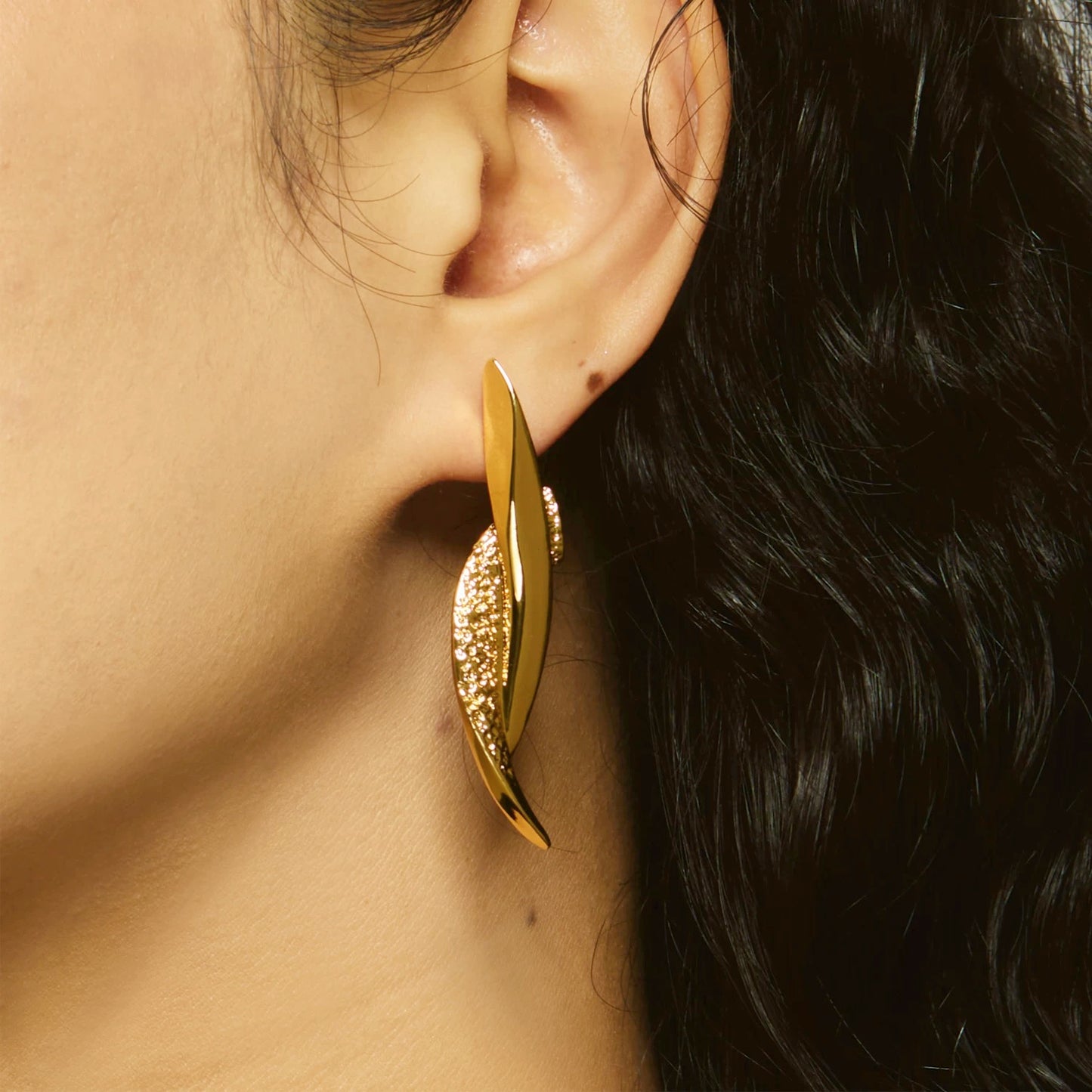 Rotating Sand Dune Earrings