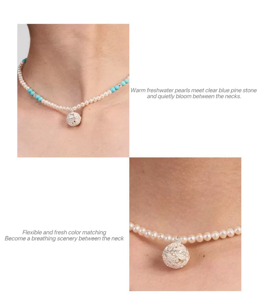 Pearl short necklace