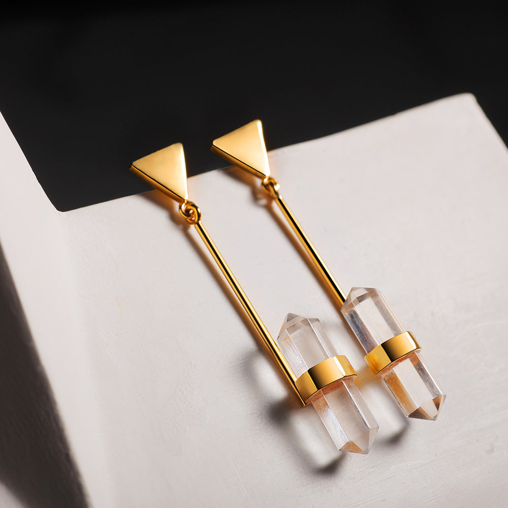Universe Triangle Earrings