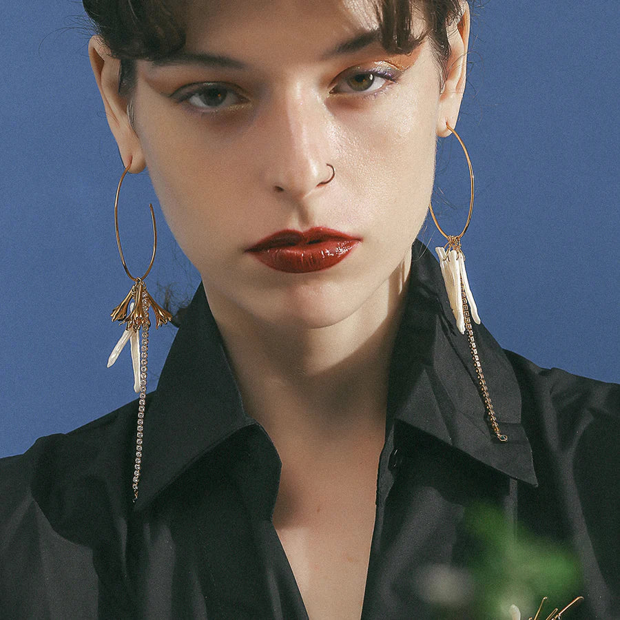 Night Lilac Earrings