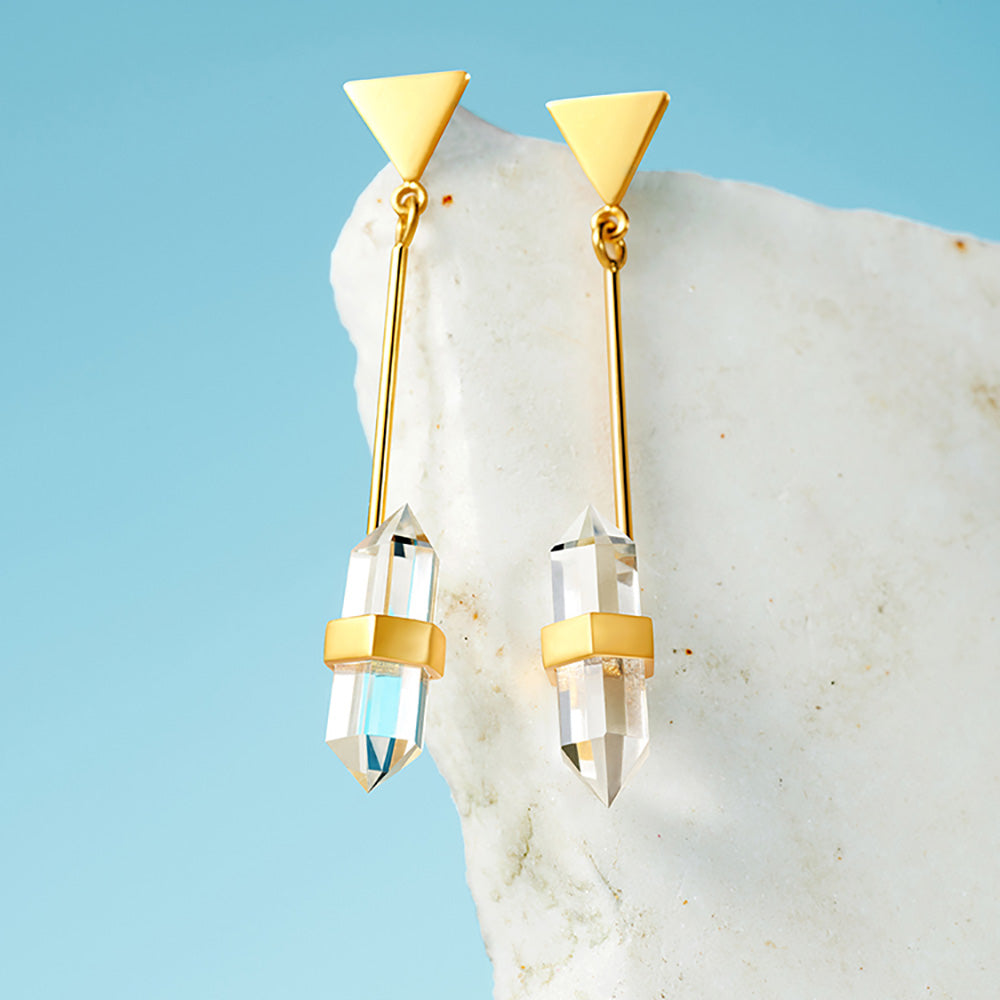 Universe Triangle Earrings