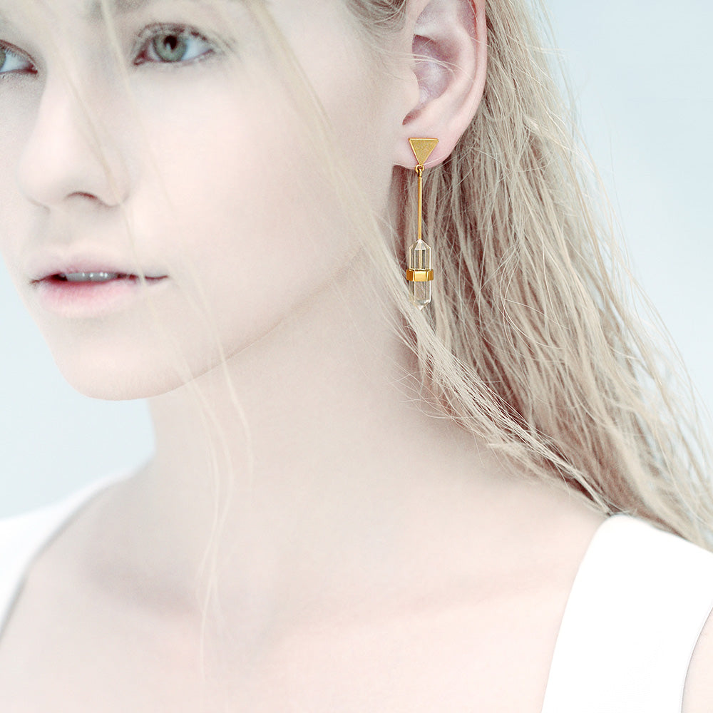 Universe Triangle Earrings