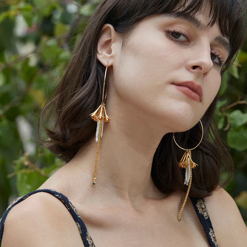 Night Lilac Earrings