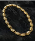 Golden Gnocchi Thick Necklace