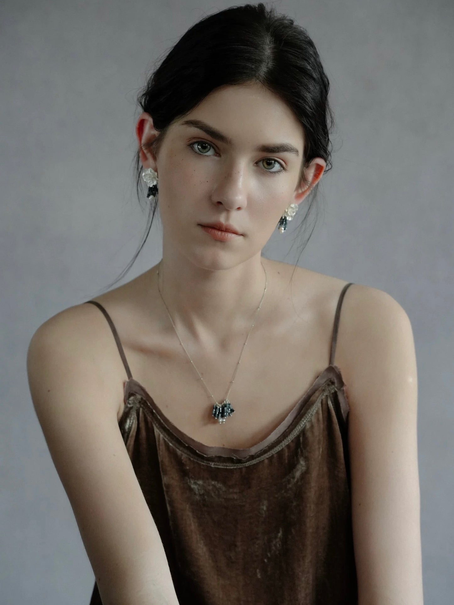 Blue Spike Necklace