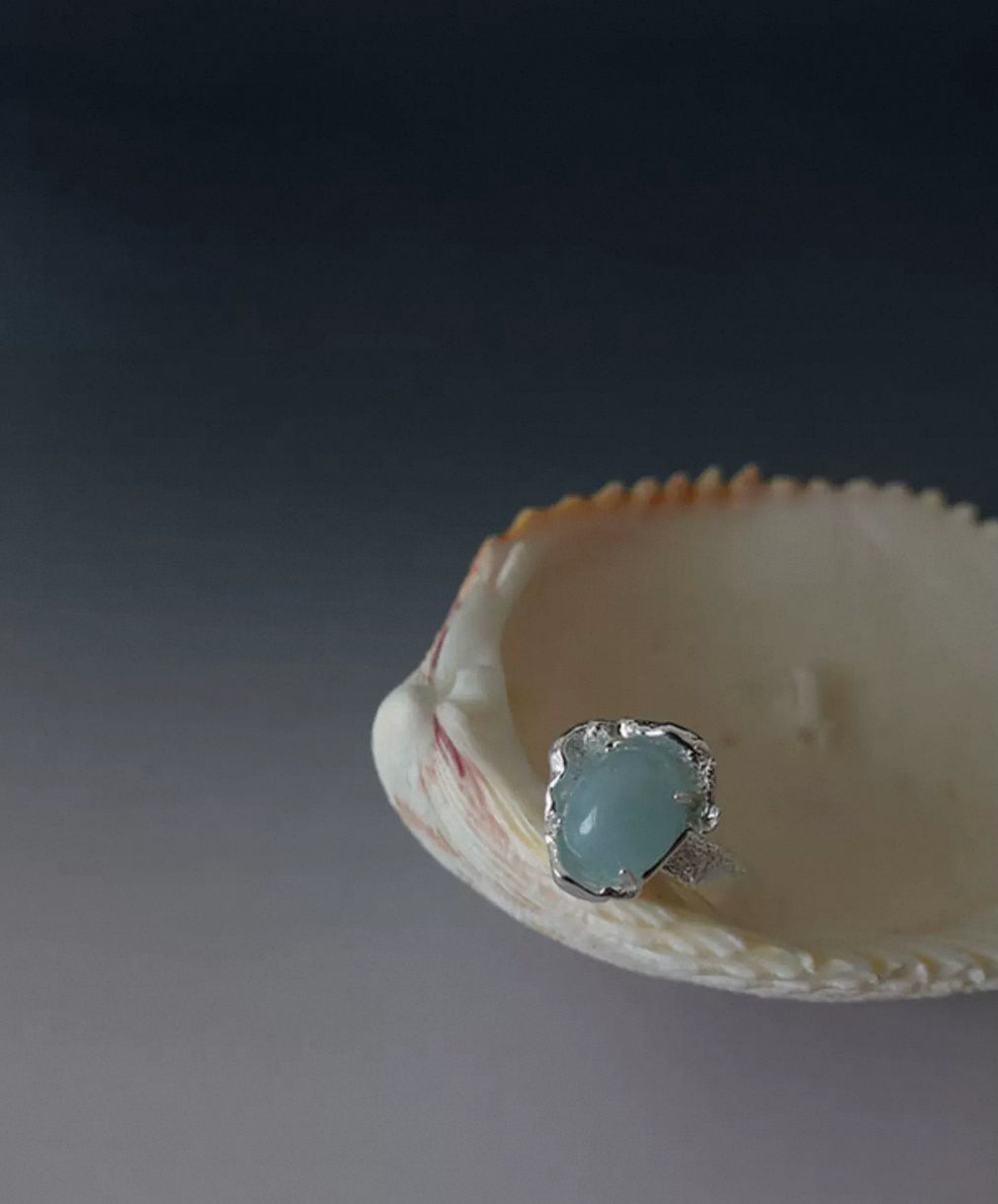 Vintage Adjustable Sea Shell Ring for Women