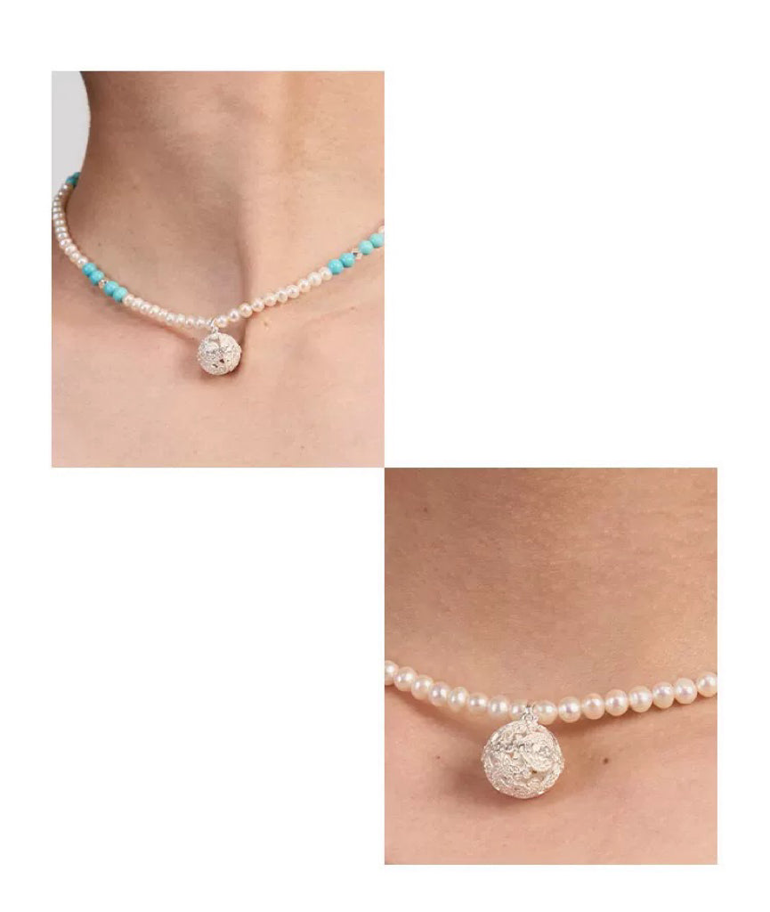 Pearl short necklace