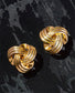 Golden Intertwined Earrings