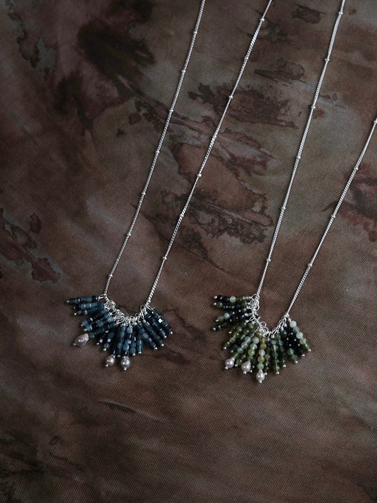 Blue Spike Necklace