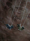 Blue Spike Necklace