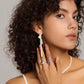 Knot Long Chain Earrings (925 Silver)