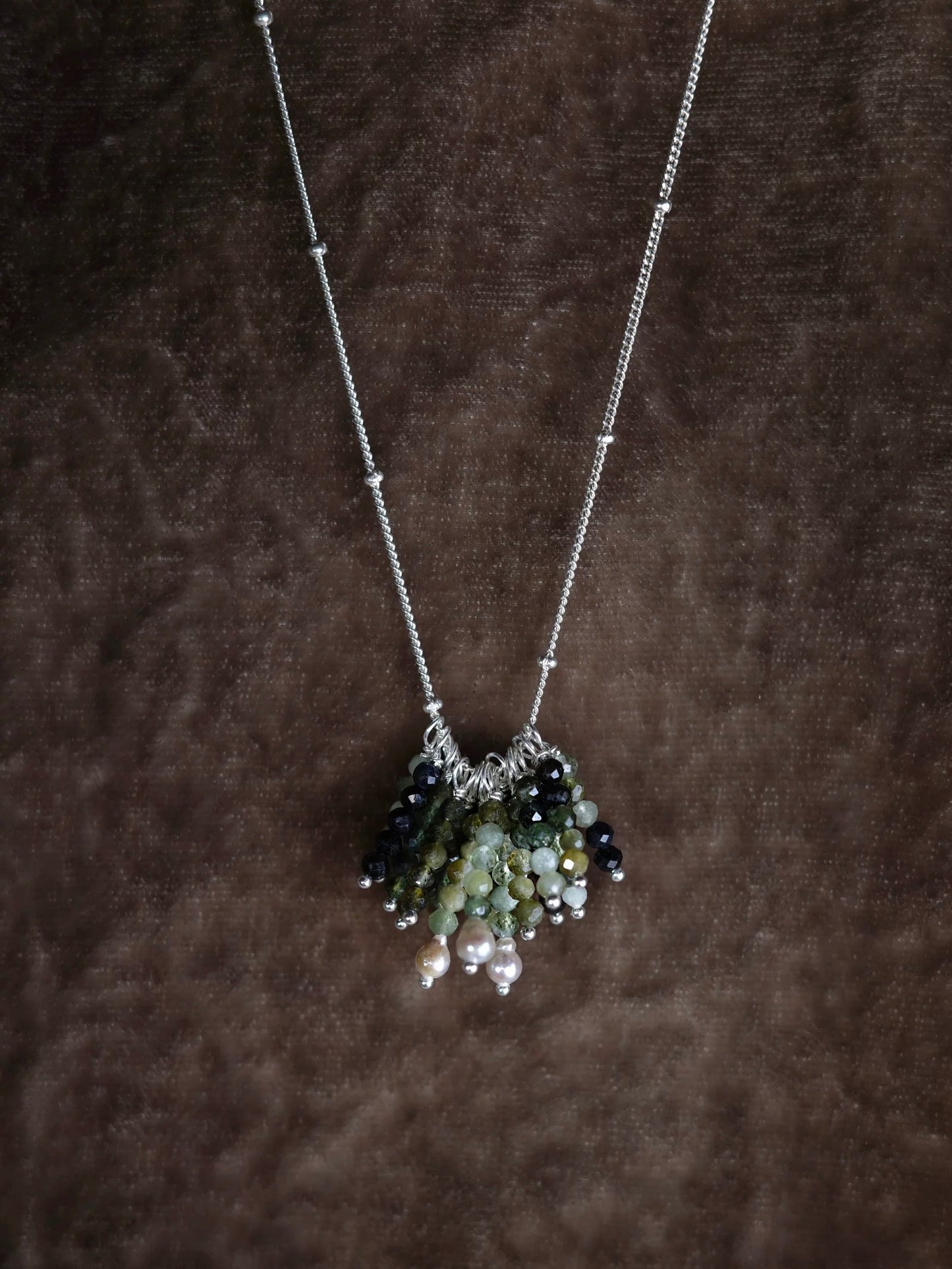 Blue Spike Necklace