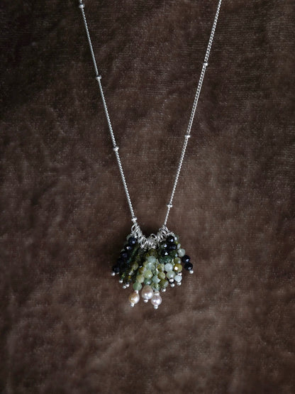 Blue Spike Necklace