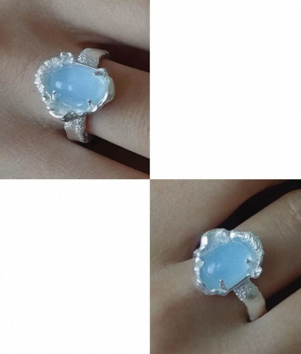 Vintage Adjustable Sea Shell Ring for Women