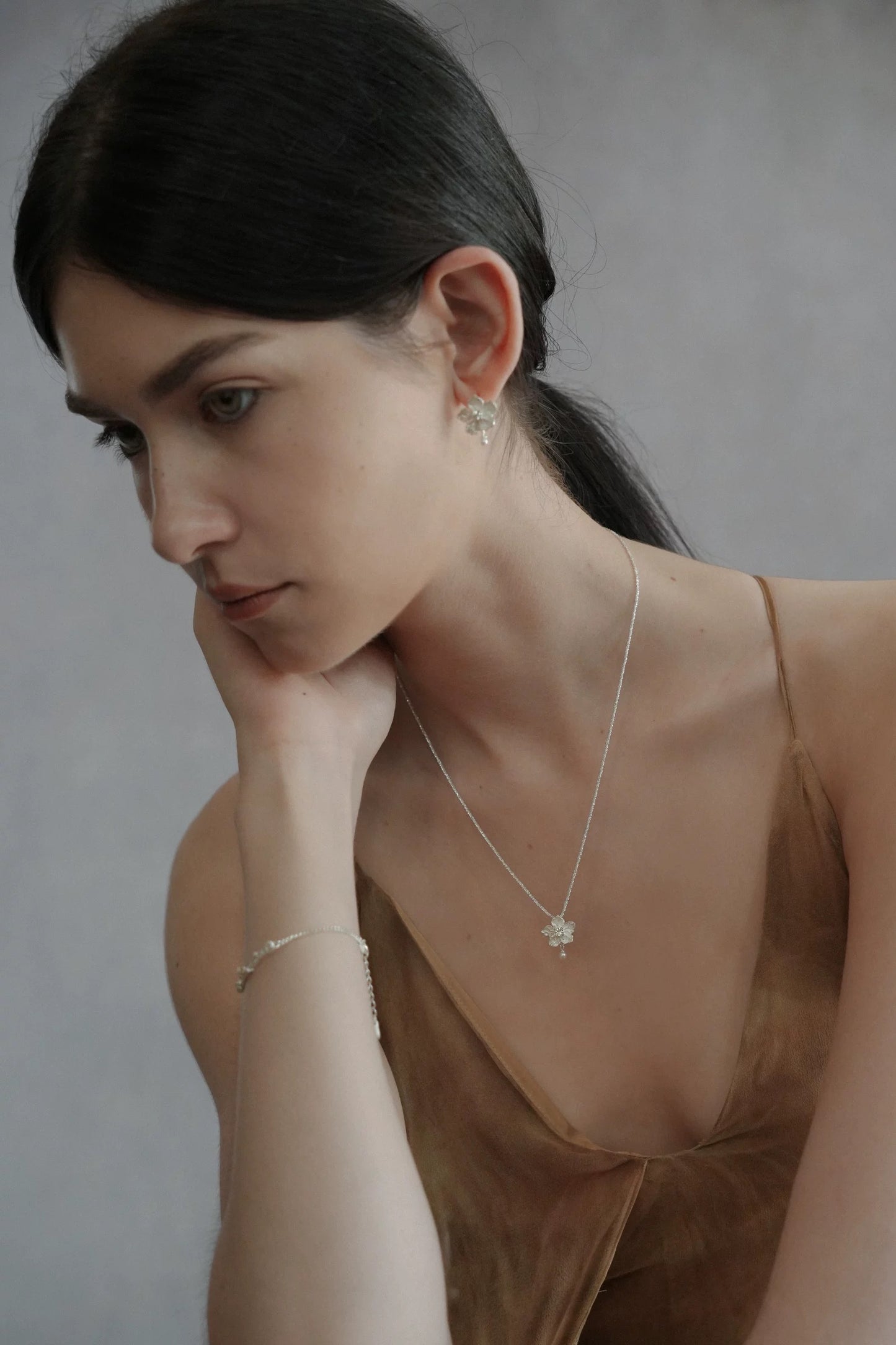 Moonlit Floral Chain