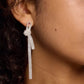 Knot Long Chain Earrings (925 Silver)