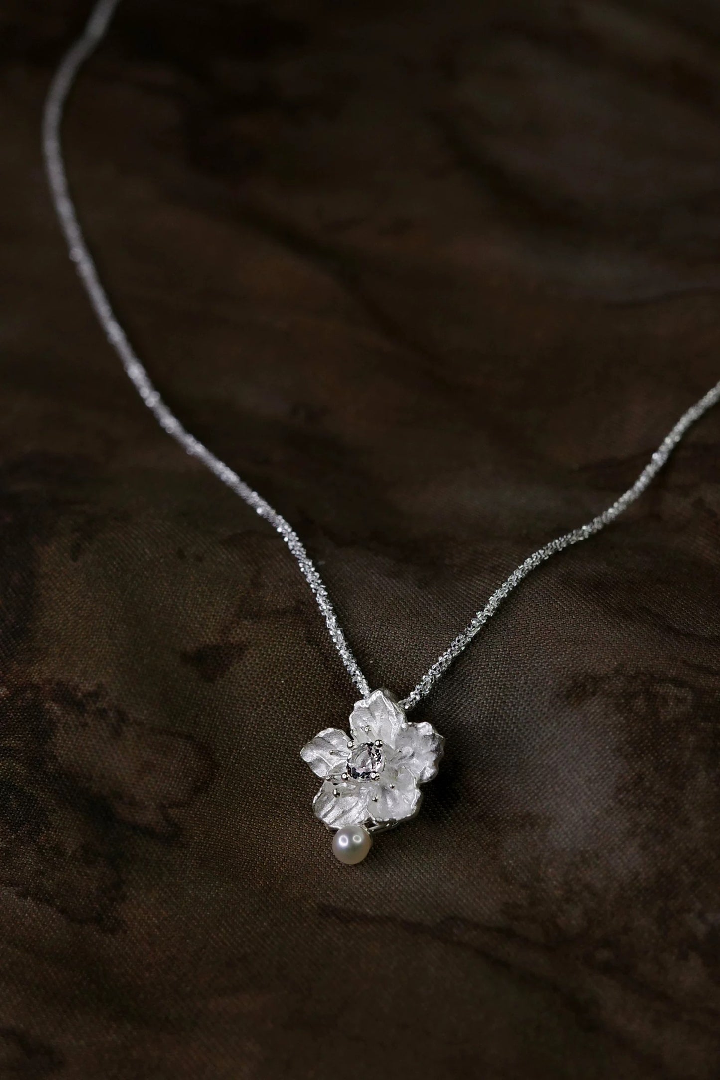 Moonlit Floral Chain