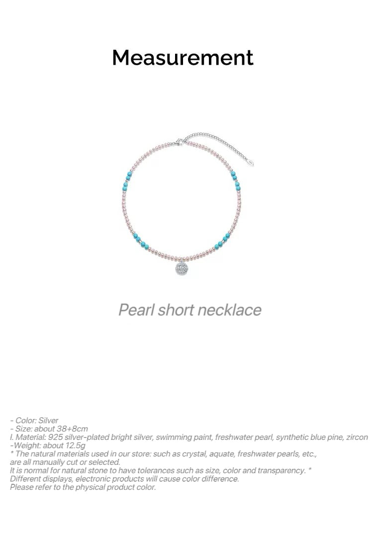 Pearl short necklace