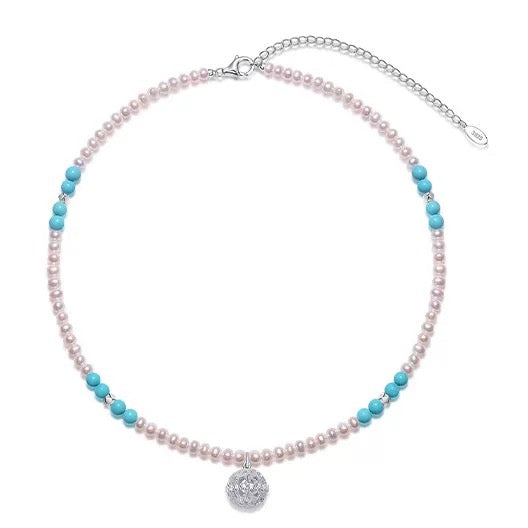 Pearl short necklace