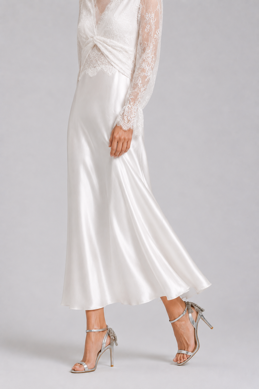 French Luxury Lace V-Neck Maxi Dress | Spring & Summer New Arrival