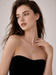 Emerald Cut Citrine Halo Pendant Necklace S925 Sterling Silver