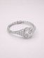 Round Millennium‑Cut White Crystal S925 Sterling Silver Pave Bracelet