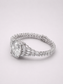 Round Millennium‑Cut White Crystal S925 Sterling Silver Pave Bracelet