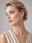 S925 Sterling Silver Citrine Wheat‑Sheaf Drop Earrings