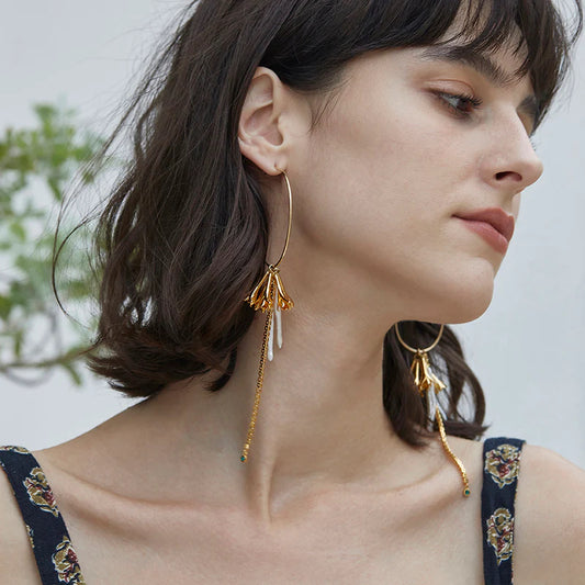 Night Lilac Earrings